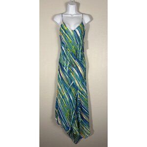 NWT Alberto‎ Makali Dress Womens 6 Maxi 90's Y2K Whimsigoth Quiet Luxury Vintage